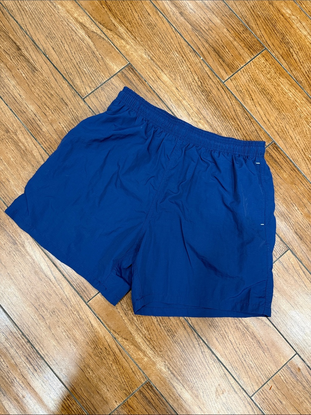 Men's Deep Blue swim shorts with Elastic Waist